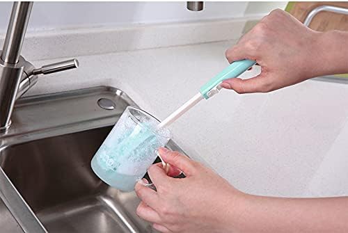 3 Pcs Bottles Dishwashing Foam Sponge Brush - Image 3