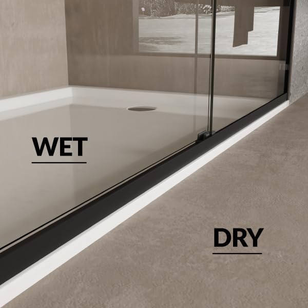 56"-60" W x 72" H Double Sliding Shower Door - Image 5