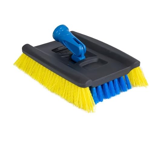 Unger Professional Lock-On Wood & Composite Deck Brush, Scrub by Unger
