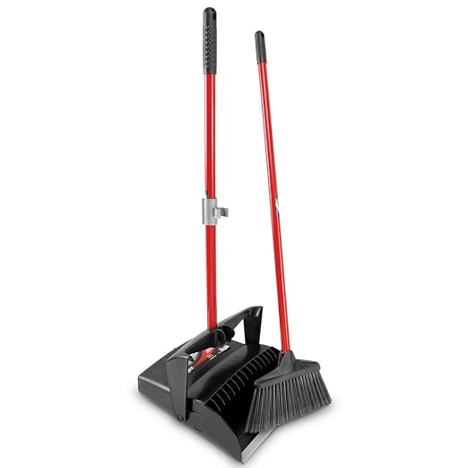 Libman Commercial Deluxe Lobby Broom & Dust Pan | Case of 2 - Image 2