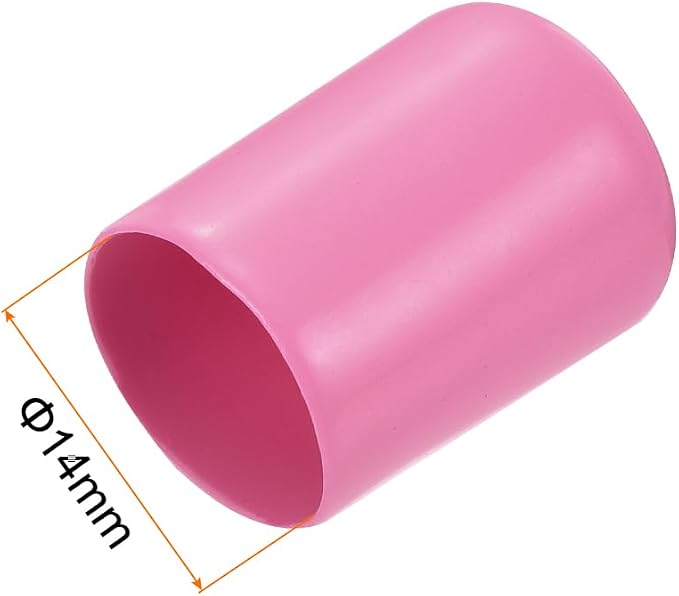 uxcell 20pcs Rubber End Caps 14mm ID Vinyl PVC Round Tube Bolt Cap Cover Screw - Image 3