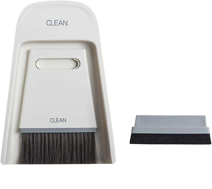 3 in 1 Mini Hand Brooms Small Dust Pan Scraper and Brush Set by Unknown