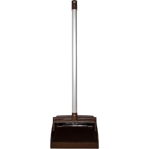 SPARTA Upright Dustpan with Aluminum Handle, Serrated Edge - Image 3