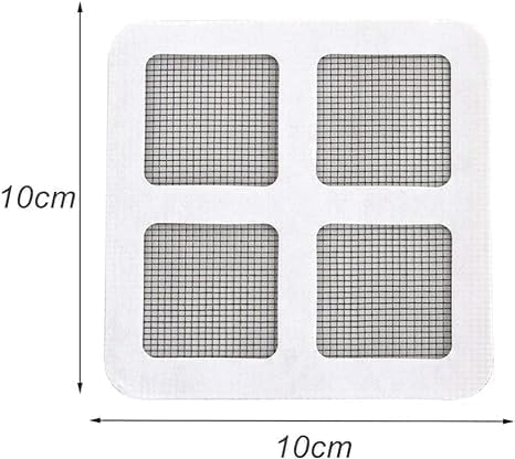 25 Pack, Square Shower Drain Mesh Sticker, - Image 8