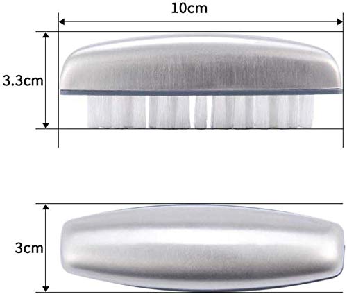 Hand and Nail Brush cleaner, Stainless Steel Soap, fingernail toe Cleaning - Image 6