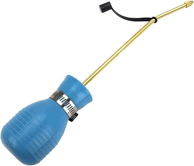 Powder Duster, Large Diatomaceous Earth Bulb Duster Applicator by SIFANGTOOL