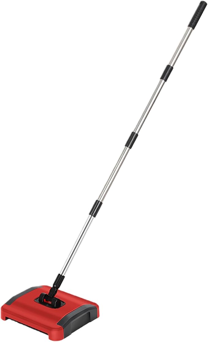 Carpet Sweeper Manual 3 Rolling Brushes Floor Sweeper Carpet Brush - Image 8