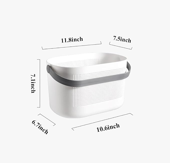 Cleaning Supple Caddy, Plastic Shower Caddy Tote, Portable Caddy Small - Image 4