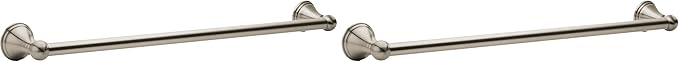 Moen Preston Collection Brushed Nickel 18-Inch Single Bathroom Towel Bar by Moen