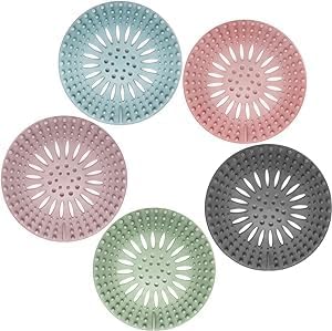 Drain Strainers, Hair Catcher Shower Drain Covers Protector, Silicone Hair by Unknown