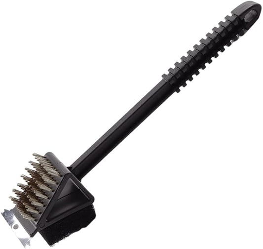 3-in-1 BBQ Grill Cleaning Brush, Brush Outdoor BBQ Cleaner Accessories Brush by OULIGET