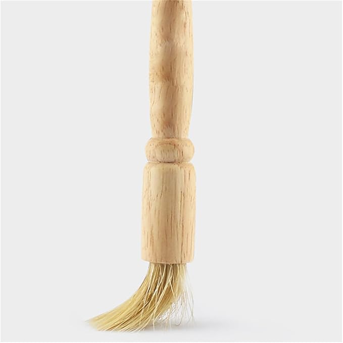 Coffee Grinder Cleaning Brush 2Pcs, Wood Handle & Natural Bristles Wood Dusting - Image 6