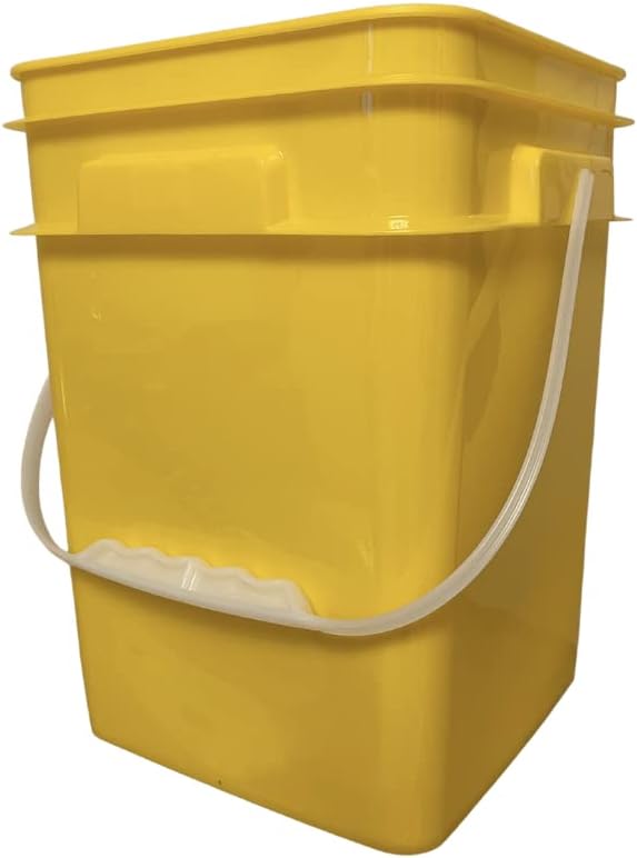 House Naturals 4 Gallon Square Food Grade Bucket Pail - Image 8
