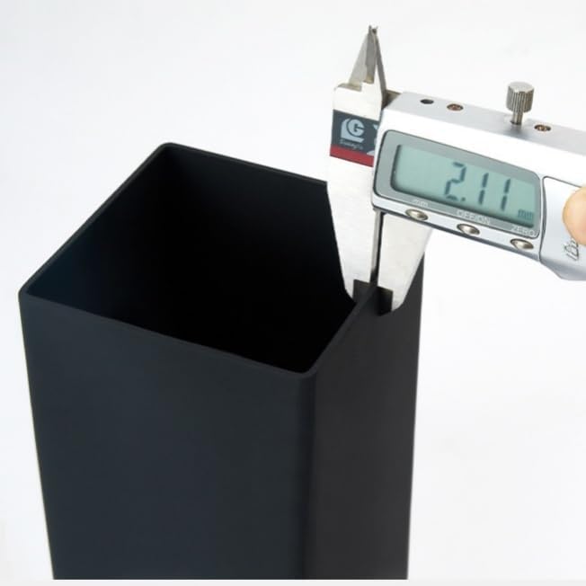 Toilet Brush and Holder, Stainless Steel Square Toilet Bowl Brush Freestanding - Image 5