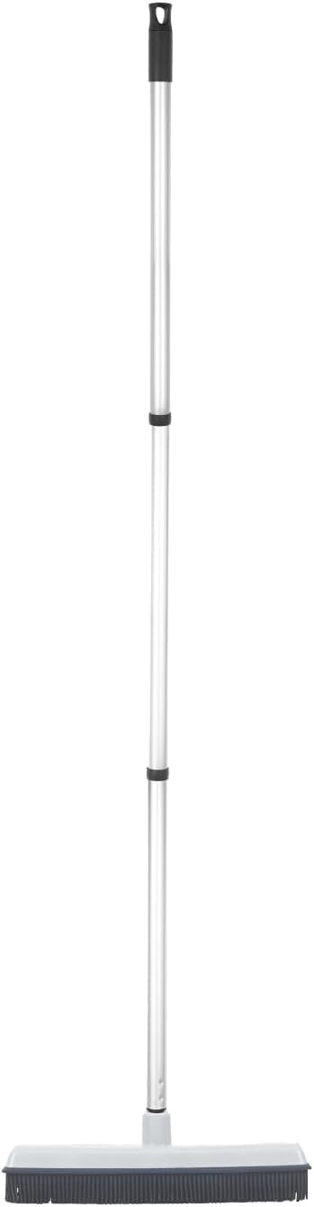 Rubber Bristle Broom for Floors Salon Broom, Rubber Squeegee Broom, Rug Broom by Superio