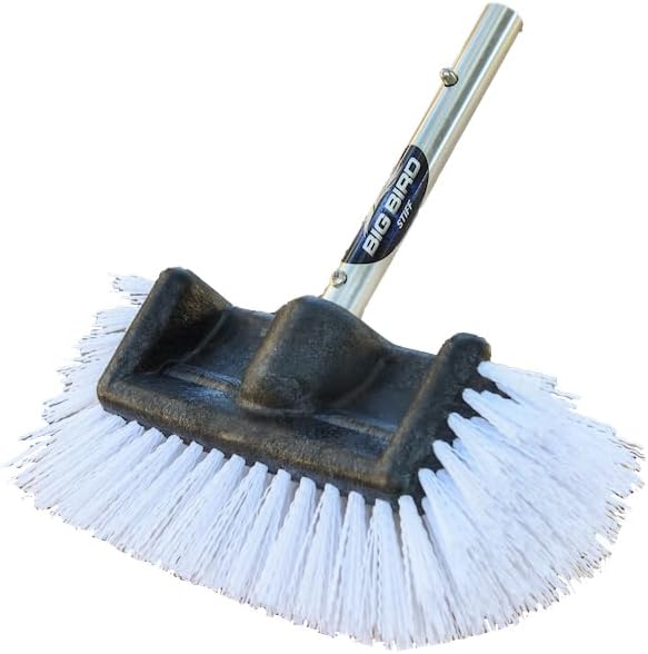Big Bird Brush White Boat Deck Scrub Brush by TDMop