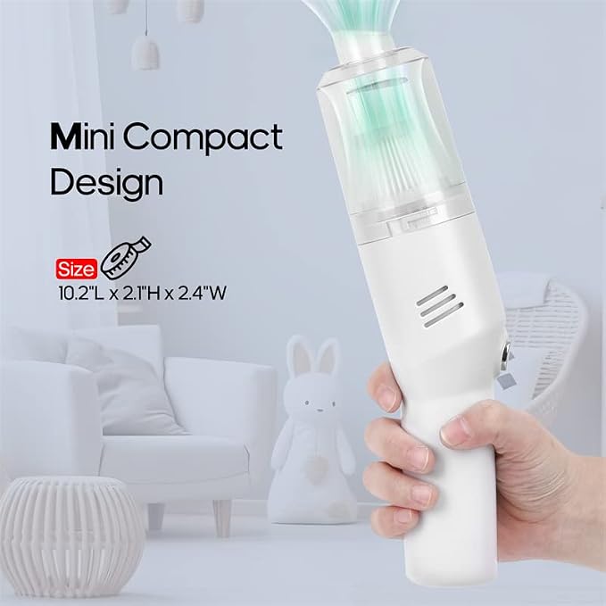 Wireless Mini Car Vacuum Cleaner Portable Rechargeable, Handheld Vacuums - Image 2