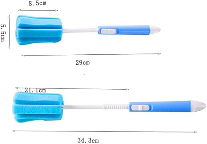 3 Pcs Bottles Dishwashing Foam Sponge Brush - Image 4