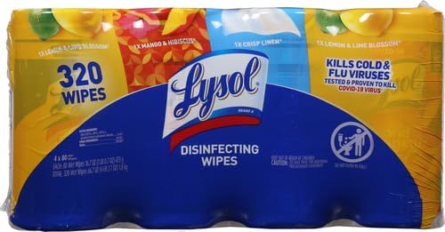 Lysol Disinfecting Wipes Bundle, Home Apartment Dorm Room Essentials and - Image 2