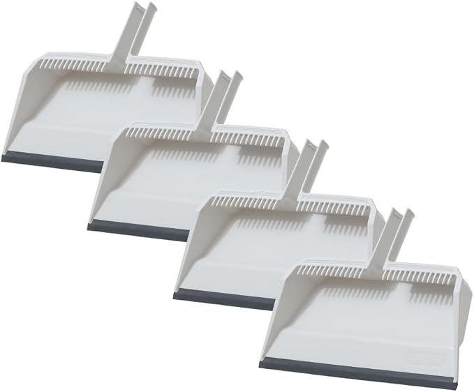 Superio 4-Pack Wide Plastic Dustpan by Superio
