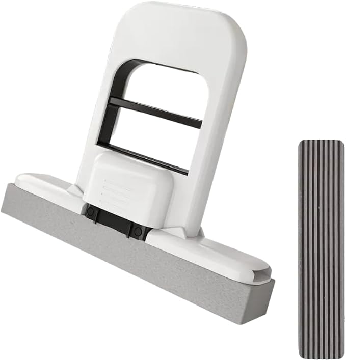 Mini Mop for Small Spaces, Foldable Self-Squeeze & Self-Wringing Wet Dry Sponge by Unknown