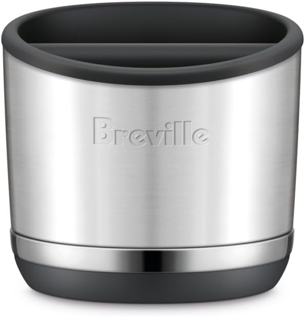 Breville BEA501BSS Knock Box 10 Espresso Machine Accessory, 10 Puck Capacity by Breville