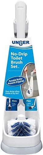 Unger No-Drip Toilet Brush Set, Flexible Neck Scrubber - Image 10