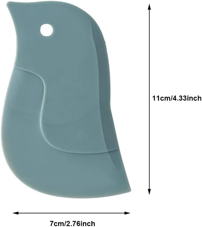 Pan Scraper Silicone Scraper, Penguin Shape Kitchen Cleaning Tool Pans Bowls - Image 2