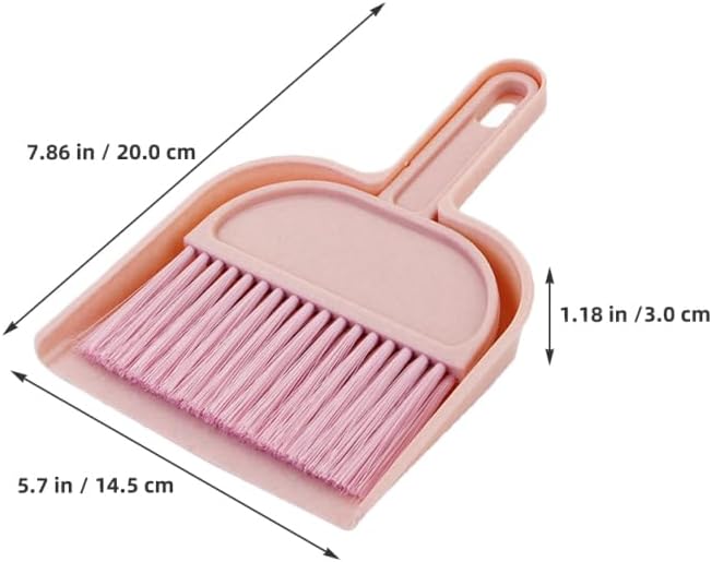 Cabilock Mini Desktop Broom and Dustpan Set - Image 2