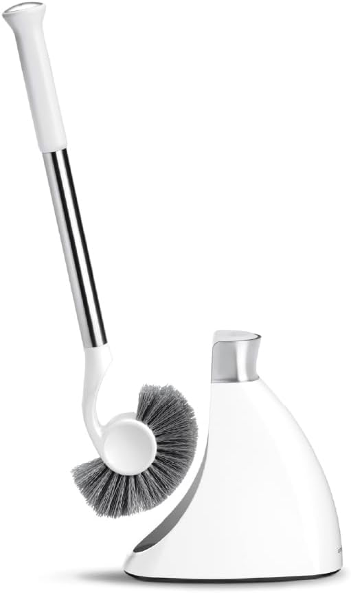 simplehuman Toilet Brush with Caddy, Stainless Steel by Simplehuman