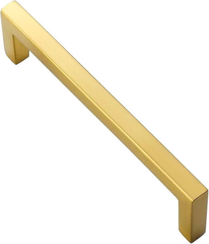 Rio Salto 5" Gold Door Handle for Bi-Fold Door Hardware or Cabinet Door Pull by RioSalto