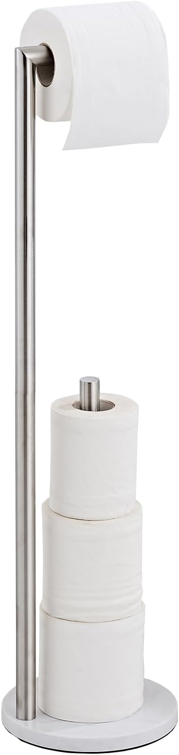 Marble Toilet Paper Holder Stand by KUUBTH
