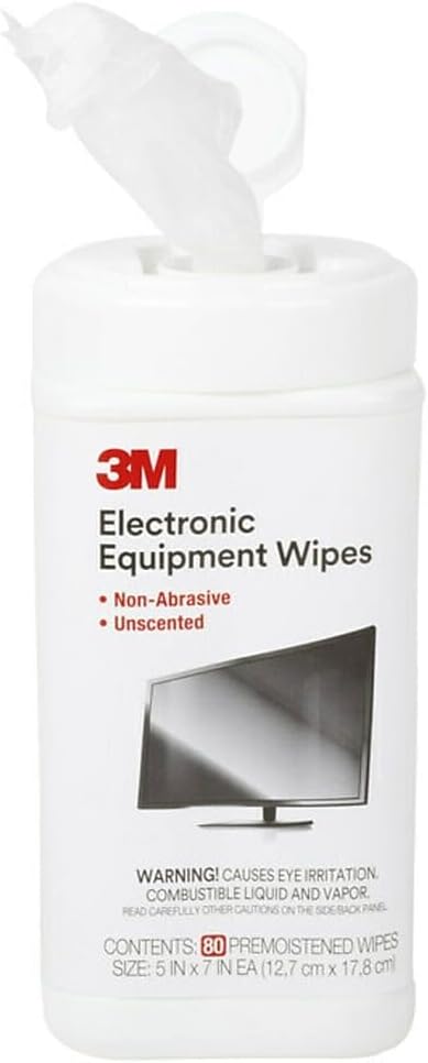 3M Antistatic Wipes, 80-Count Canister, Safe - Image 4