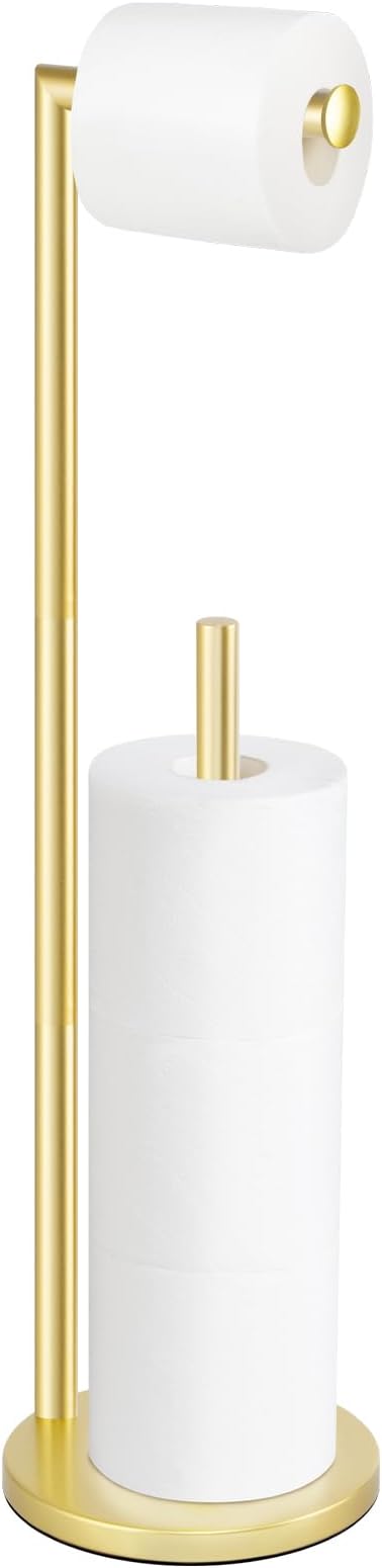 Toilet Paper Holder Stand, Toilet Paper Holder Free Standing, Toilet Paper by Bathth