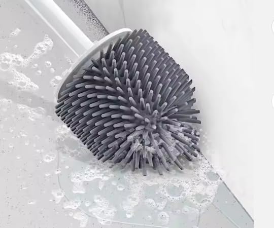Ring King Toilet Ring Remover Silicone Toilet Brush and Holder Set| This - Image 4