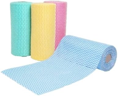 Non-Woven 2 Packs of Kitchen Towel Roll | Cleaning Wipes | Washable & Reusable - Image 7