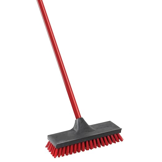 Libman Commercial 547 Floor Scrub, Steel Handle, 10.5" Wide by TheLibmanCompany