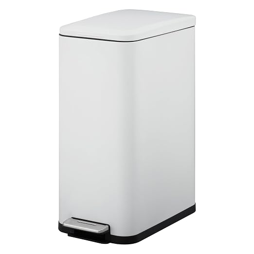 Garvee 13 Gallon Kitchen Trash Can, Stainless Steel Step Garbage Bin by Garvee