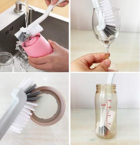 4 Piece Cleaner Brush to Deep Clean Tile Lines, Dearjana Small Scrub Brushs - Image 4