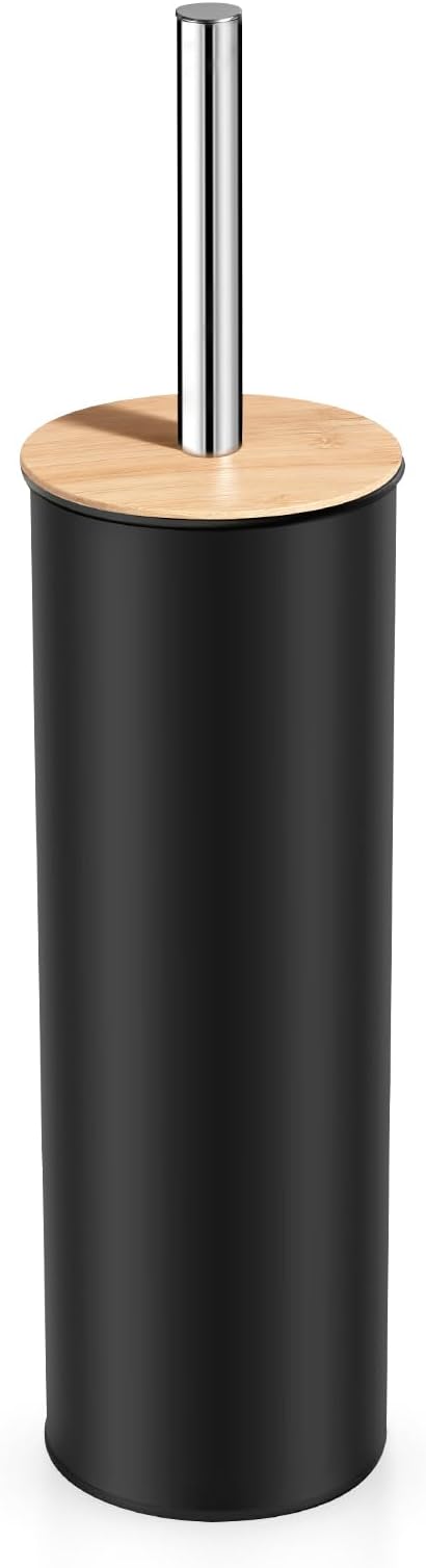 Compact Toilet Brush & Holder, SetStainless Steel Handle Toilet Brush, Deep by Unknown