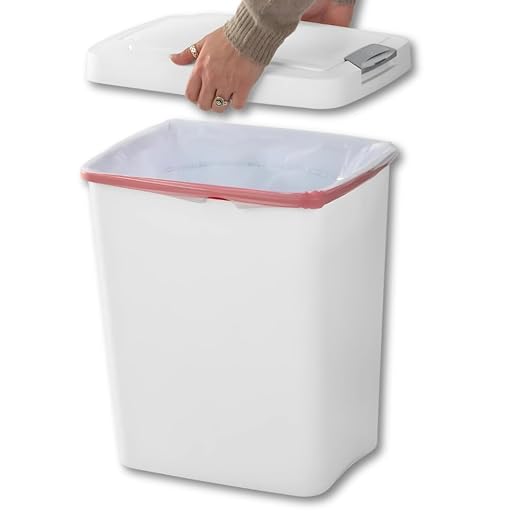 7.5 Gallon White Wastebasket - Image 4