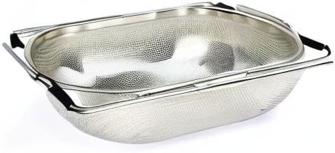 RSVP International Precision Pierced In-Sink Drainer, Stainless Steel - Image 4