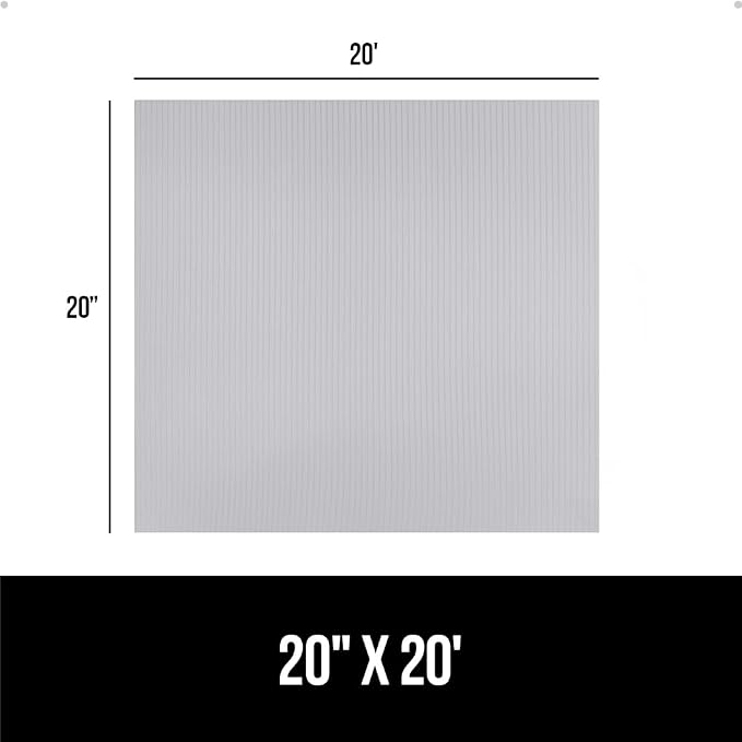 GORILLA GRIP DuraGuard Shelf Liner, 20x20 Non-Adhesive Cabinet Liners - Image 8