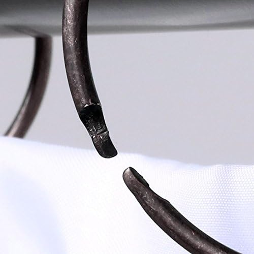 SlipX Solutions Simple Slide Shower Curtain Rings Provide Effortless Gliding on - Image 4