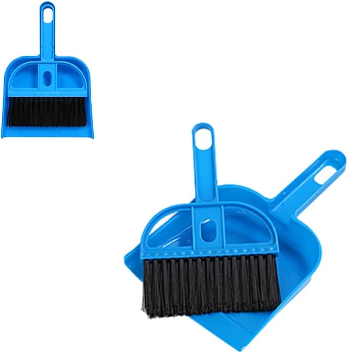 Mini Dustpan and Broom Set Portable Plastic Brush Set used by HUAZEXINX