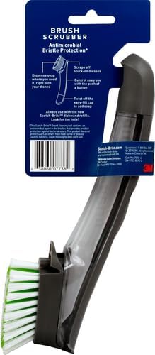 Scotch-Brite Odor Resist Soap Control Dishwand Brush, Non-Scratch Cleaning Brush - Image 3