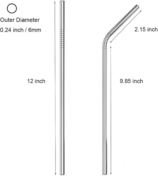 Metal Stainless Steel Straws - Image 2
