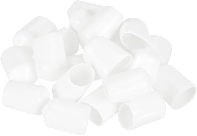 uxcell 20pcs Rubber End Caps 13.5mm ID Vinyl Round Tube Bolt Cap Cover Thread - Image 4