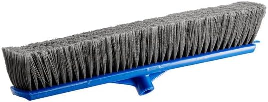 Indoor Outdoor Push Broom Head, 24 Inches, Soft Flagged Bristles, Acme Thread - Image 2