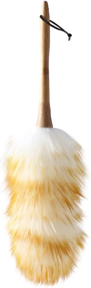 Wool Duster with Wooden Handle, Household with Hanging Rope Small Hand Duster by Unknown
